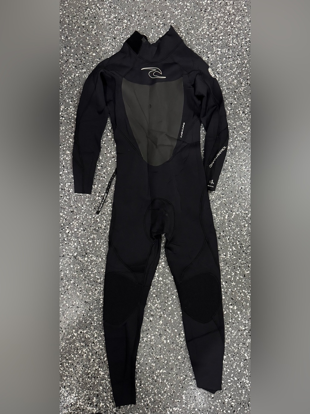 Rip Curl Dawn Patrol E4 Men’s Black Full-Length Rash Guard Wetsuit